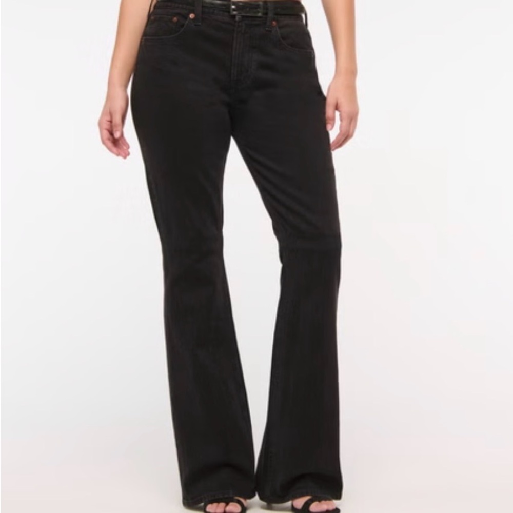 Abercrombie & Fitch Black Boot Cut Jeans